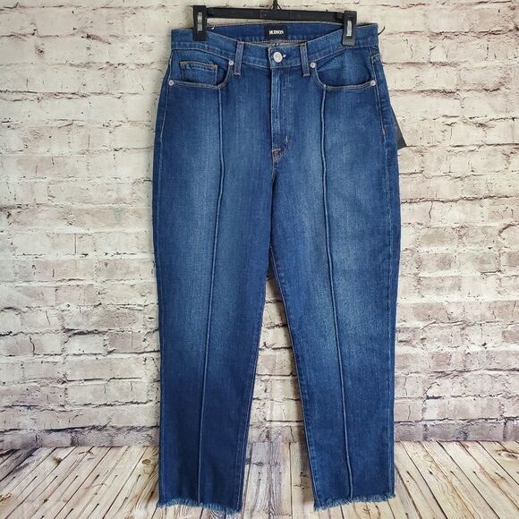 Hudson Zoeey High Rise Straight Crop Jeans - Picture 3 of 8